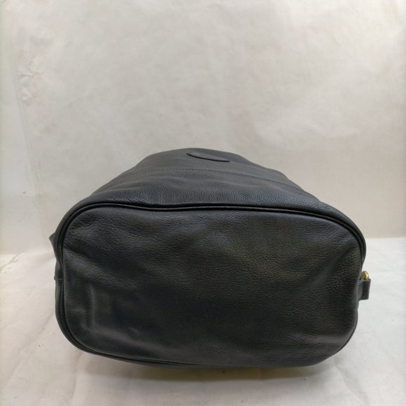 Long Champ Shoulder Bag Black Leather 1009717 - Picture 4 of 9